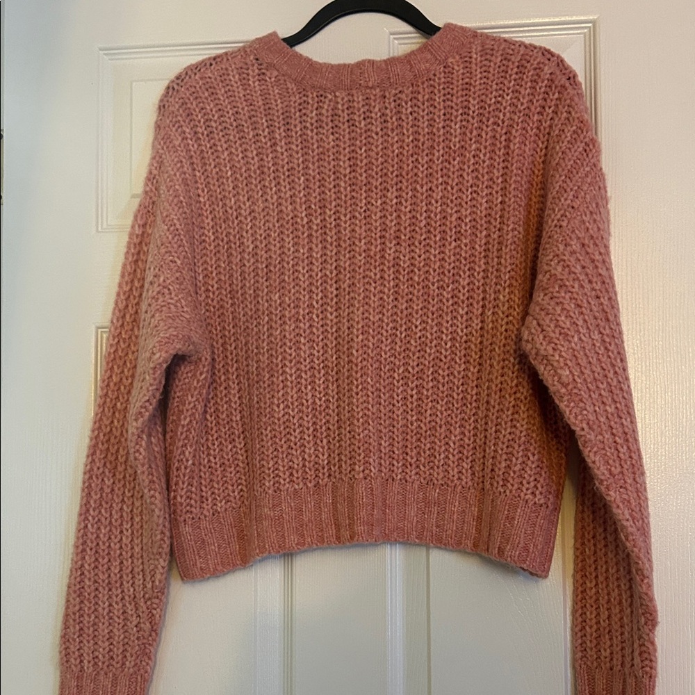 American Eagle Outfitters Dusty Rose Knit Sweater - Picture 3 of 3